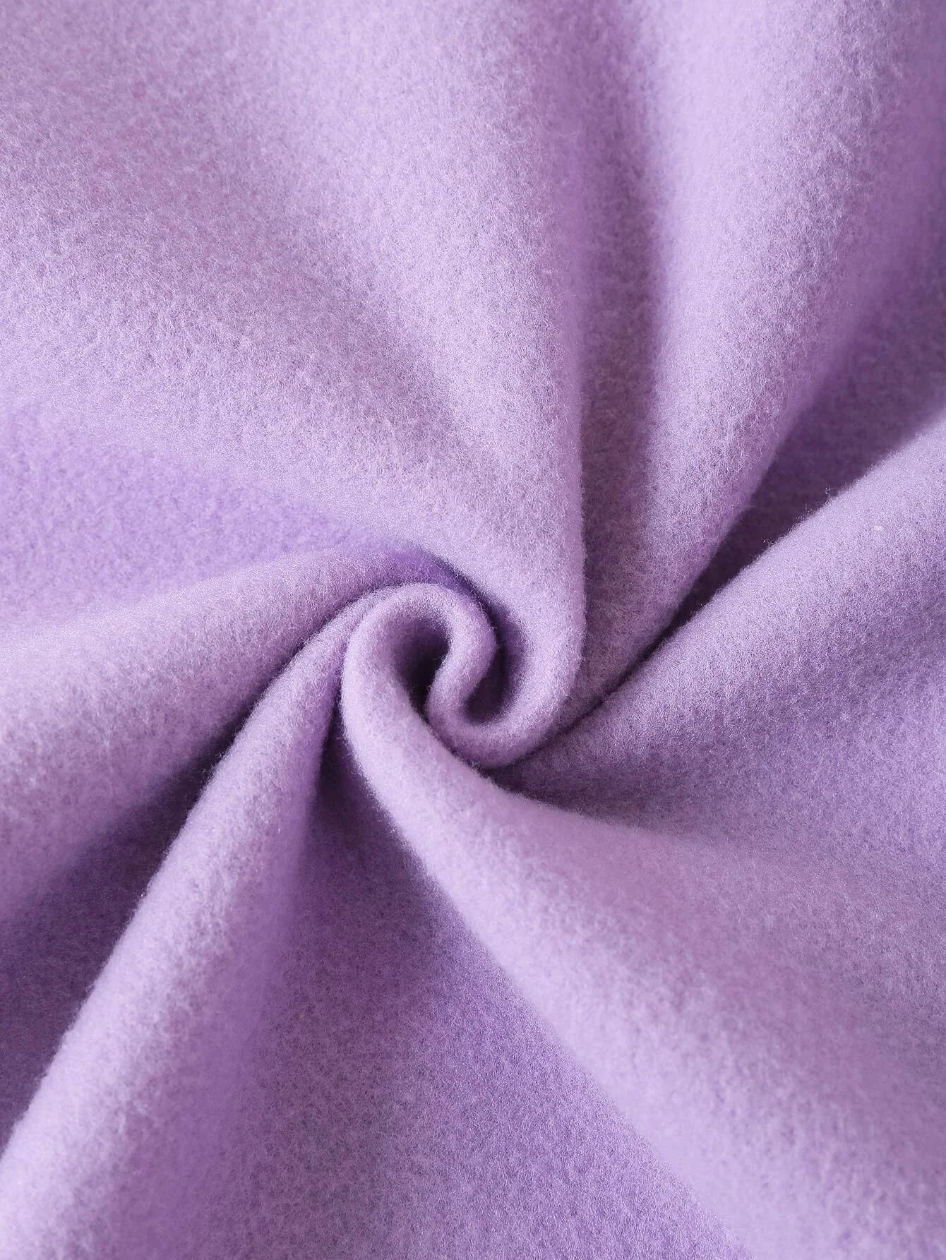 SXV Plain Solid Lavender Cool Aesthetic Sweatshirt Hoodie