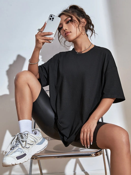 SXV 'Never Never Never Never’ Printed Cool Aesthetic Oversized T-shirt