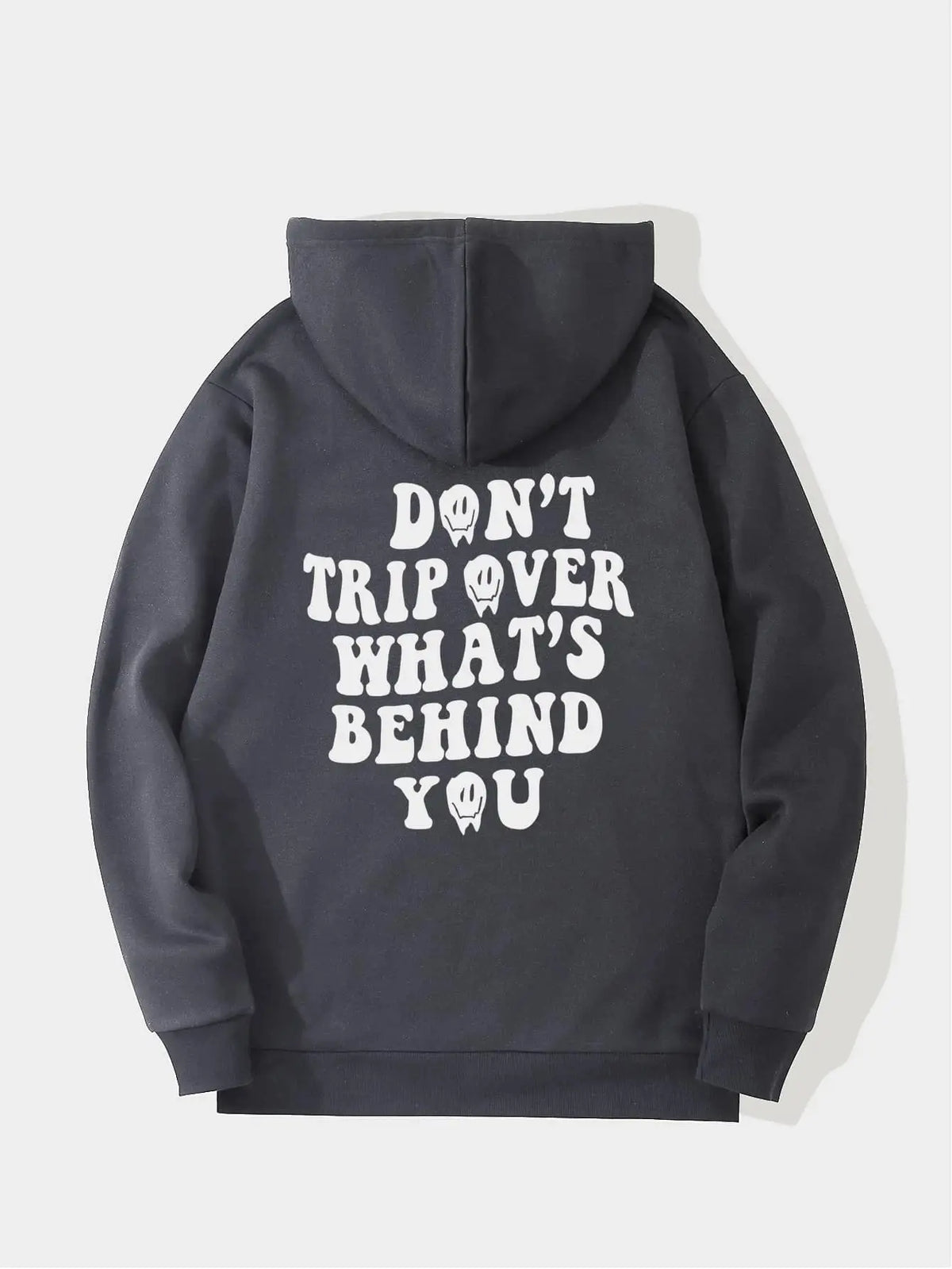SXV 'Dont Trip Over What's Behind You’ Printed Cool Aesthetic Sweatshirt Hoodie