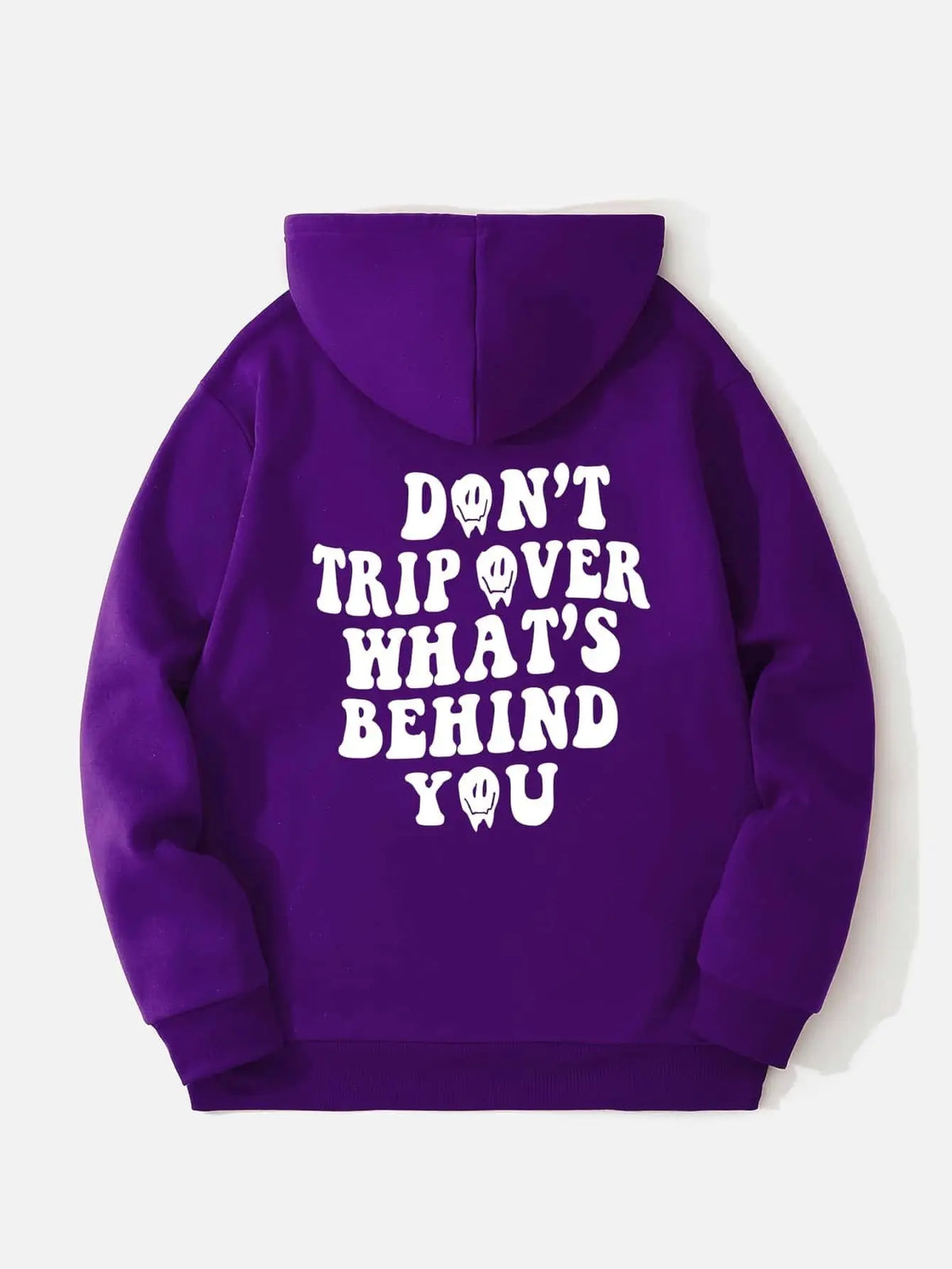 SXV 'Dont Trip Over What's Behind You’ Printed Cool Aesthetic Sweatshirt Hoodie