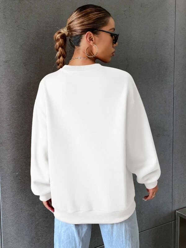 SXV 'CALIFORNIA WEST COAST’ Printed Cool Aesthetic Drop Shoulder Oversized Sweatshirt