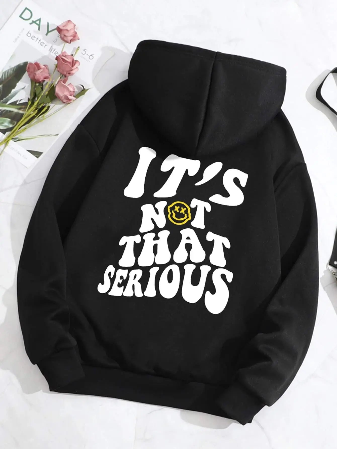 SXV Its Not That Serious Printed Cool Aesthetic Sweatshirt Hoodie SXVSTYLE