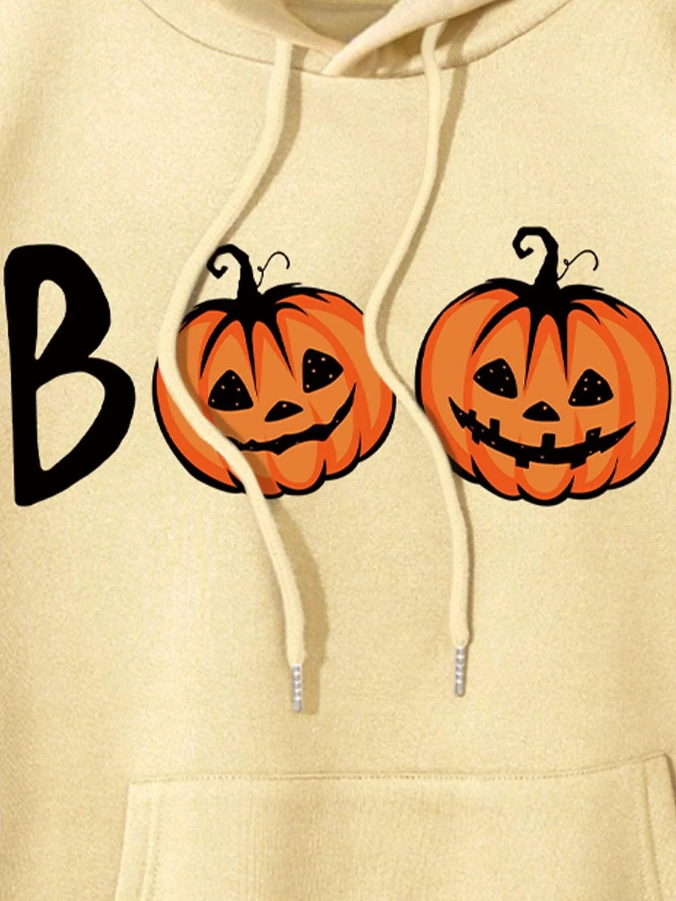 SXV 'Boo Pumpkin’ Printed Cool Aesthetic Sweatshirt Hoodie