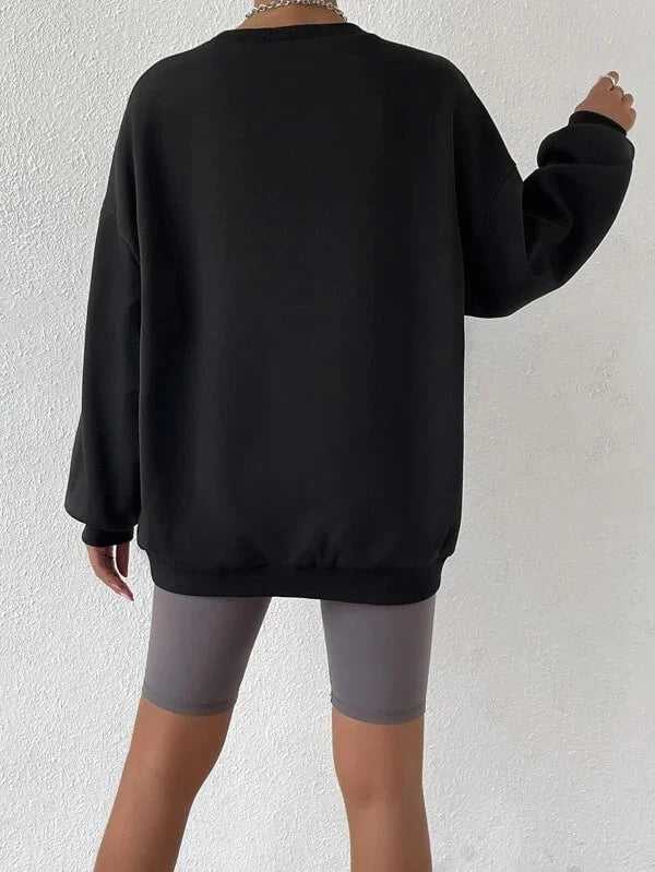 SXV 'Oakland California’ Printed Cool Aesthetic Drop Shoulder Oversized Sweatshirt