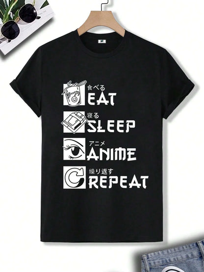 EAT SLEEP ANIME REPEAT