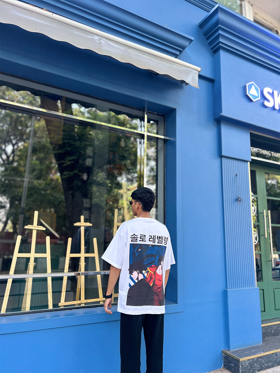 SXV  'Solo Leveling Anime ’ Printed Cool Aesthetic Oversized Baggy T-shirt