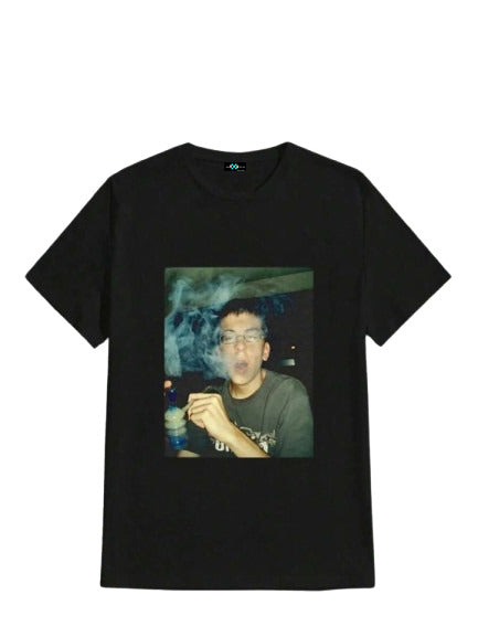 SXV Payeah Mclovin Smoking Casual Digital Print Pure Heavy Cotton T Shirt