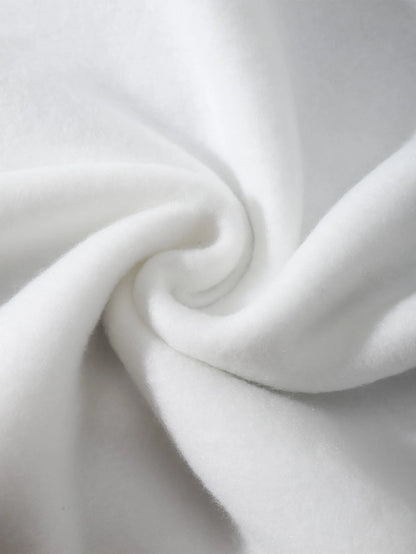 SXV Heart and Letter Graphic Thermal Lined Sweatshirt