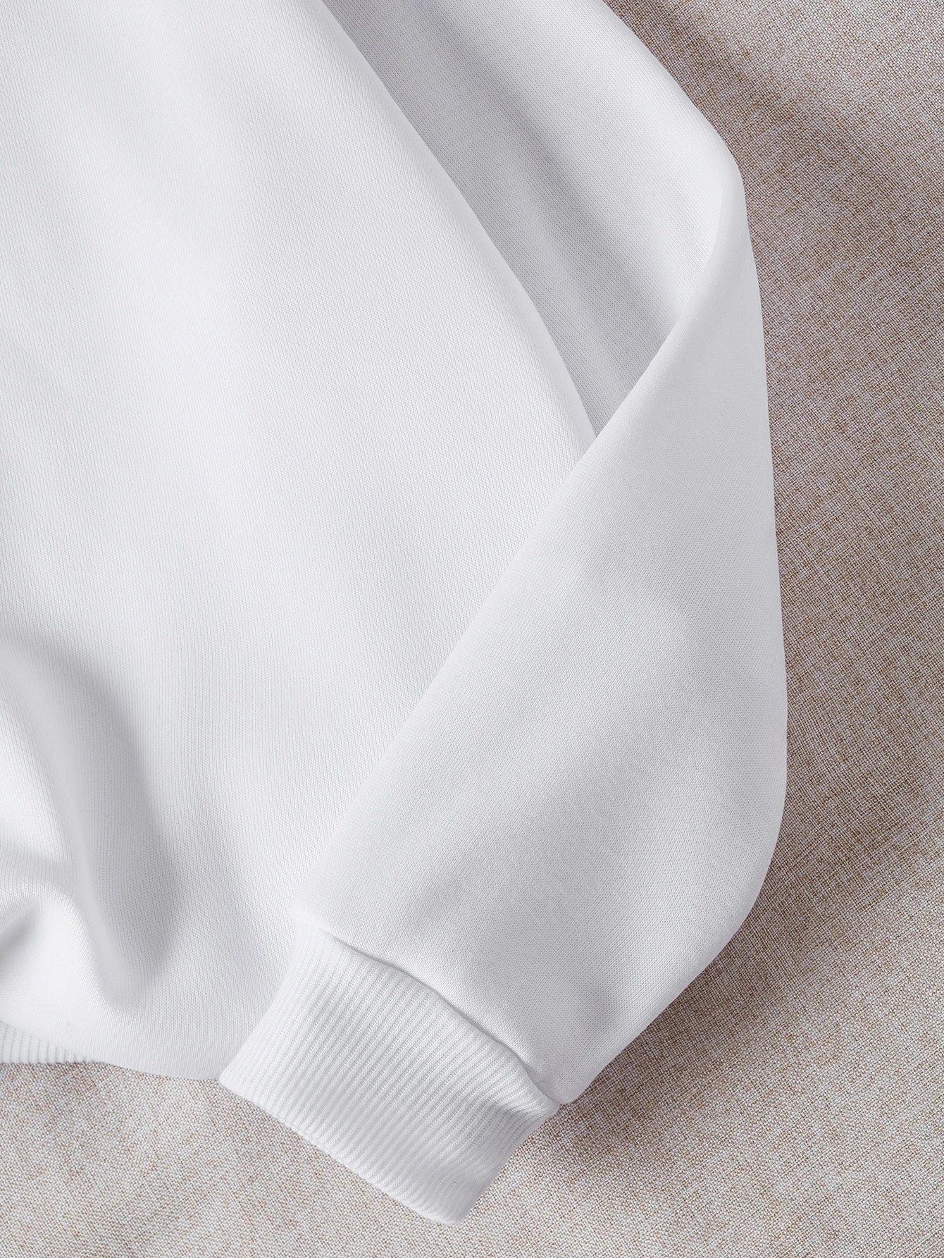 SXV Letter Graphic Thermal Lined Sweatshirt Pullover Fall Outfit