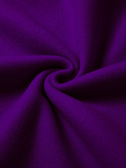 SXV Letter & Floral Print Thermal Pullover