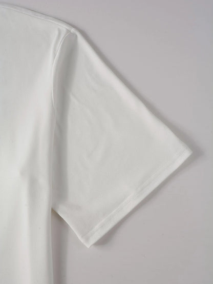 SXV 'No pains NO gains’ Printed Cool Aesthetic Oversized Baggy T-shirt