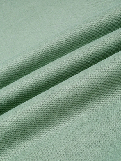 SXV Letter & Floral Print Thermal Pullover