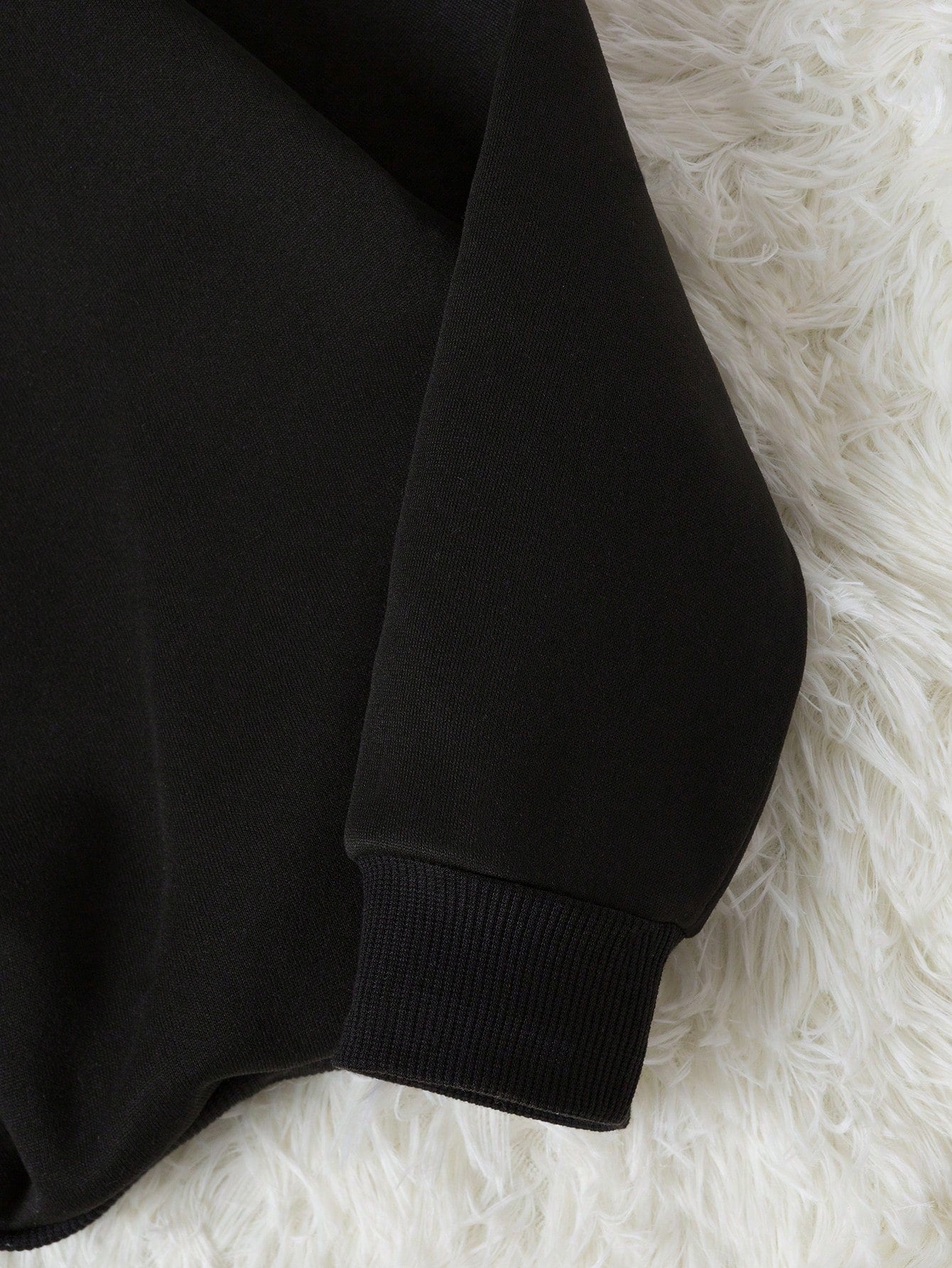 SXV Letter Graphic Thermal Lined Sweatshirt Pullover Fall Outfit