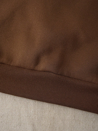 SXV Cicago Letter Graphic Thermal Lined Sweatshirt,Long Sleeve Tops Fall Cloth For Women