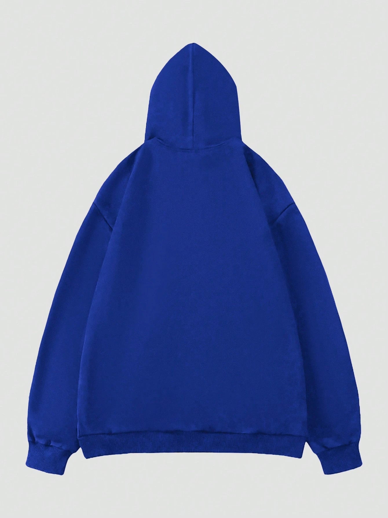 SXV Letter & Spider Printed Zip Up Hoodie