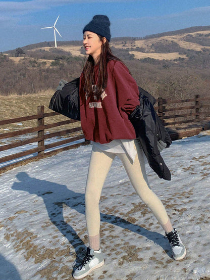 SXV Letter Graphic Drop Shoulder Oversized Pullover Sweatshirt