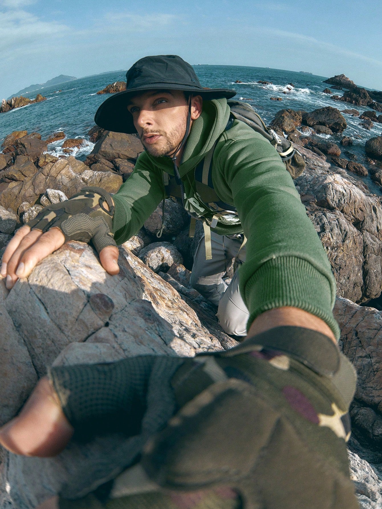 SXV 'NATURE POWER’ Printed Cool Aesthetic Sweatshirt Hoodie