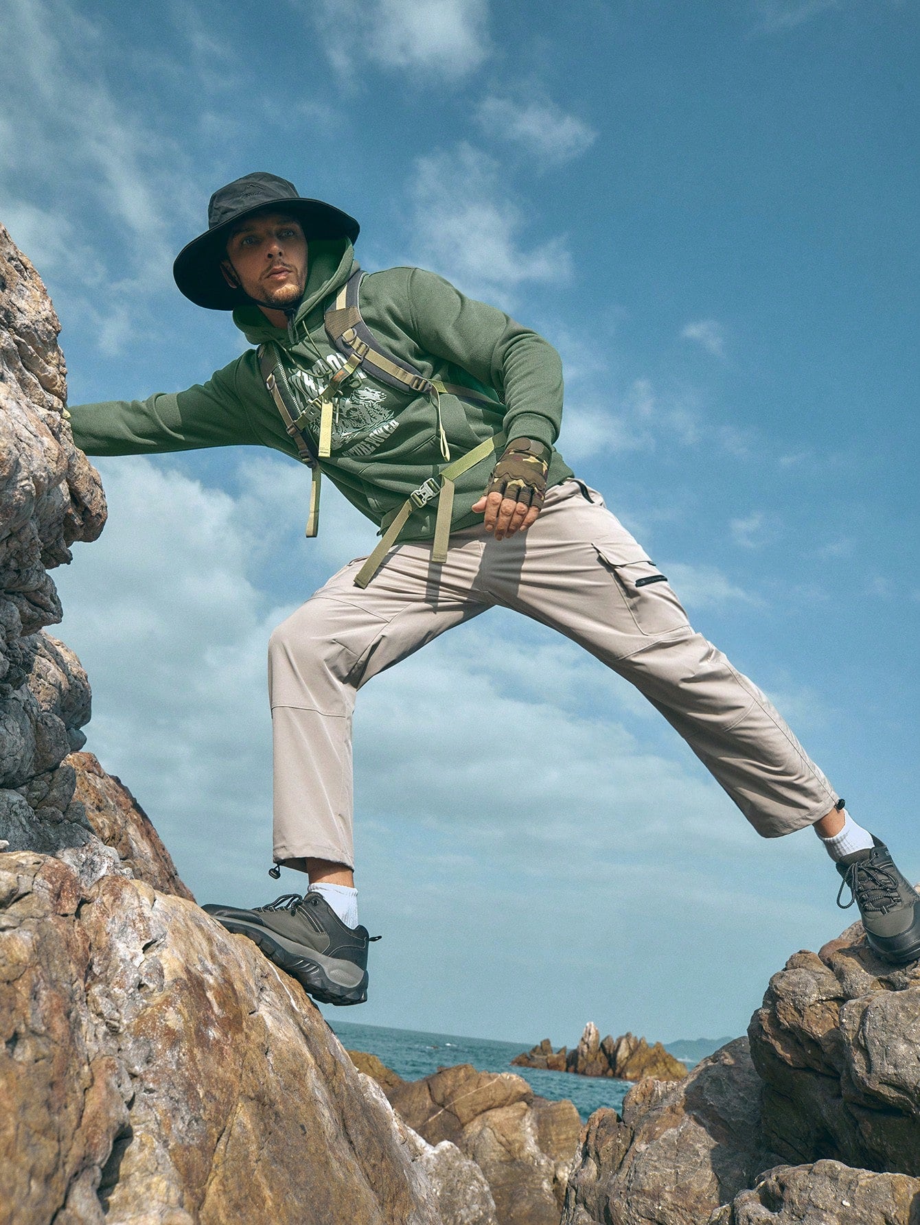 SXV 'NATURE POWER’ Printed Cool Aesthetic Sweatshirt Hoodie