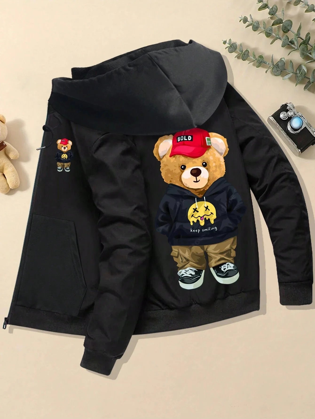 teddy bear zipper