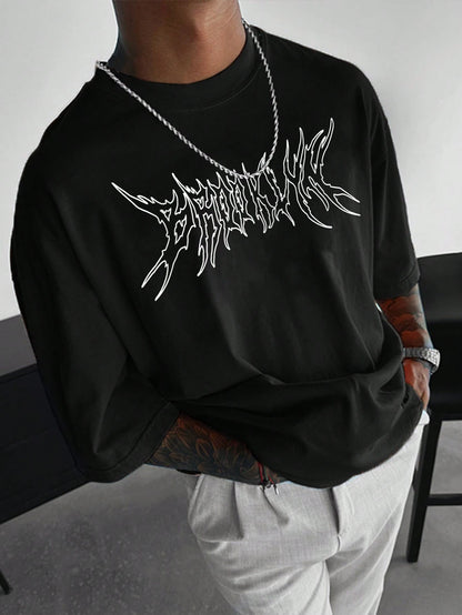 SXV 'brooklyn’ Printed Cool Aesthetic Oversized Baggy T-shirt