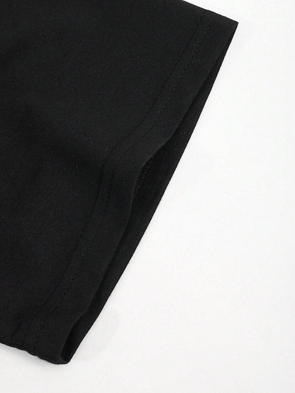 SXV 'FEARLESS LEGND’ Printed Cool Aesthetic Oversized Baggy T-shirt