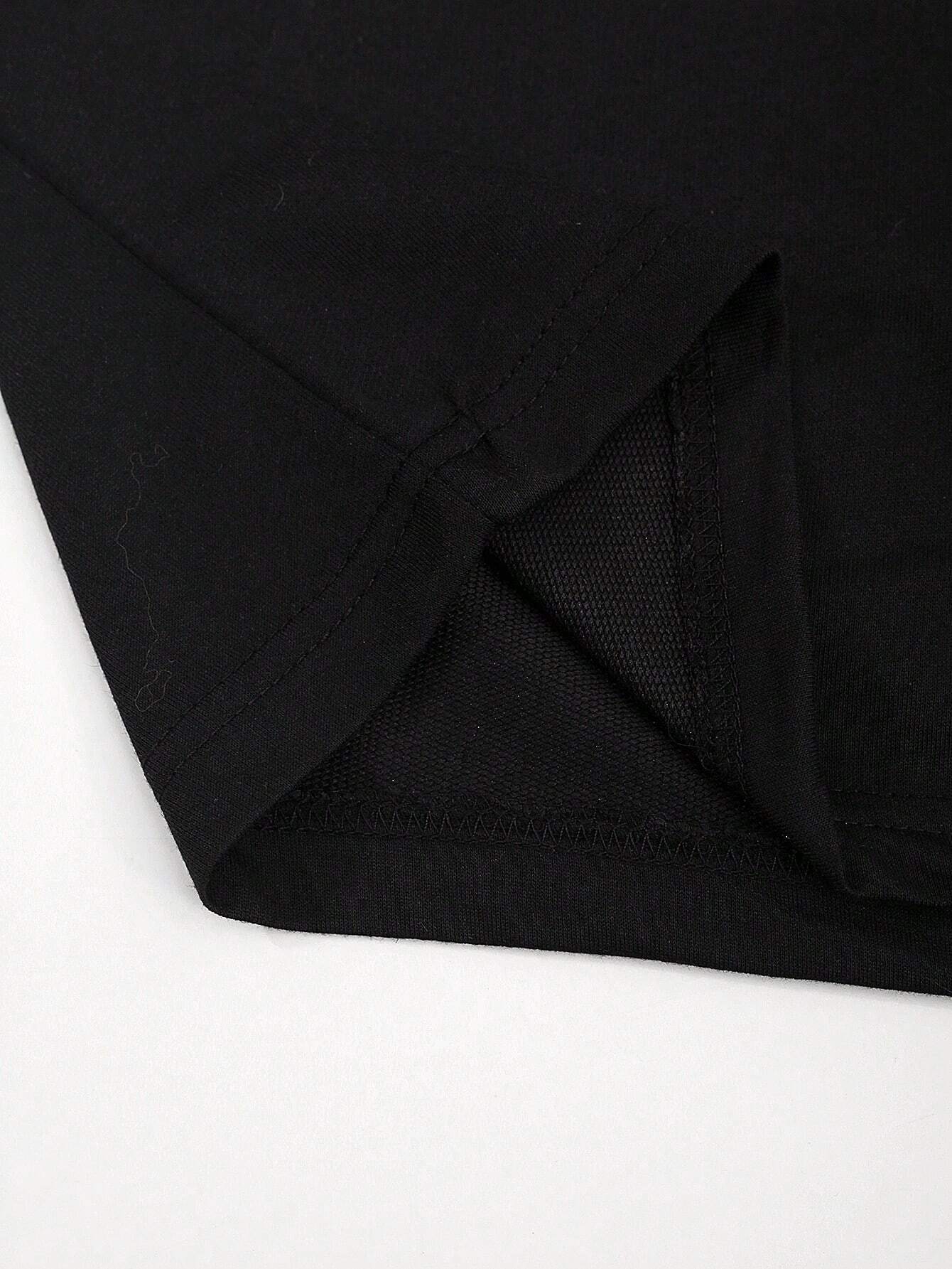 SXV 'FEARLESS LEGND’ Printed Cool Aesthetic Oversized Baggy T-shirt