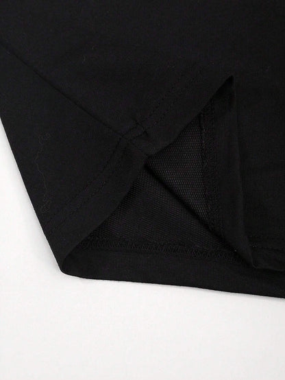 SXV 'FEARLESS LEGND’ Printed Cool Aesthetic Oversized Baggy T-shirt