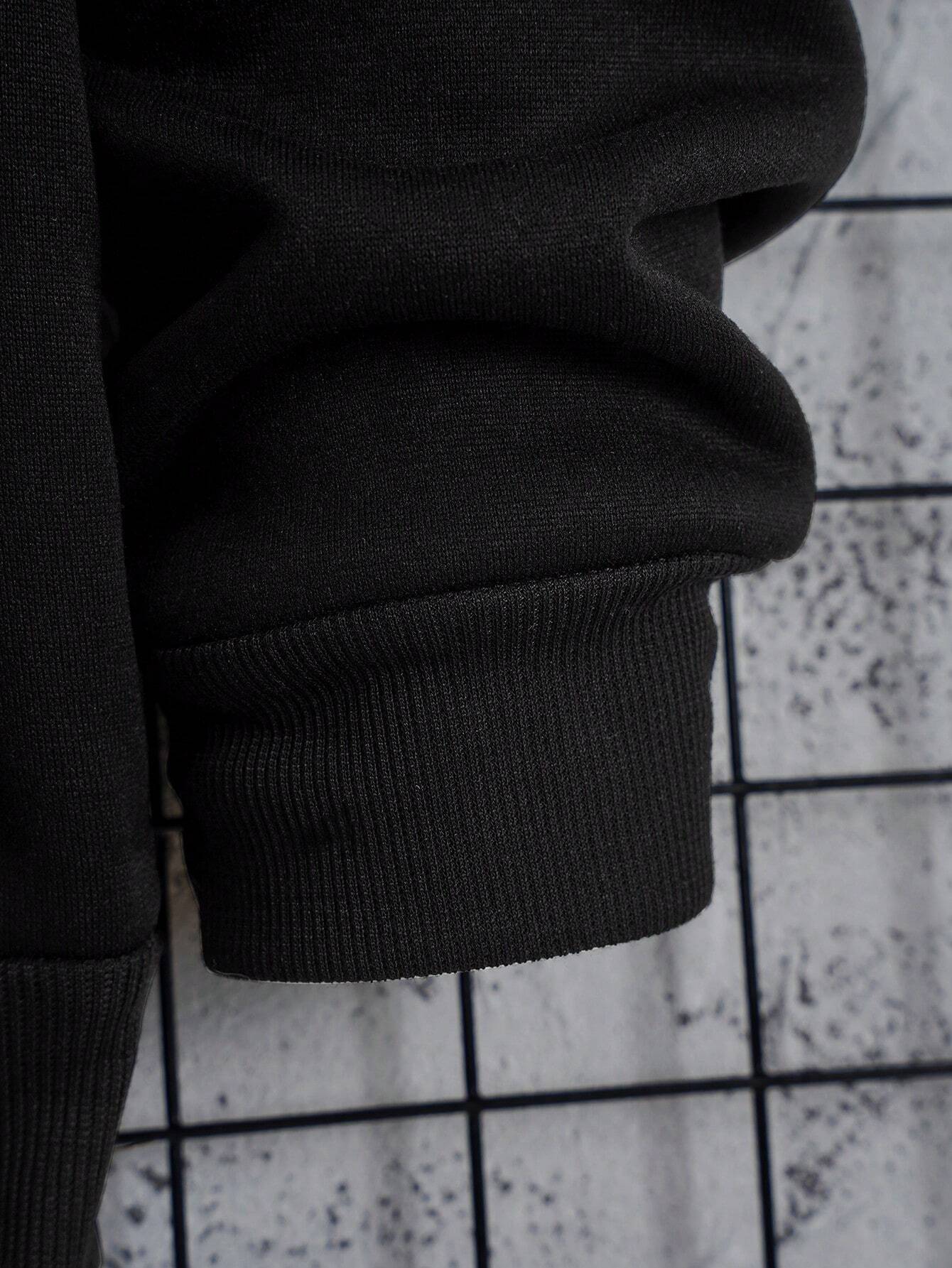 SXV Romance Spring And Autumn Loose Fit Letter Printed Pigeon Pattern Long Sleeve Casual Sweatshirt With Round Neck