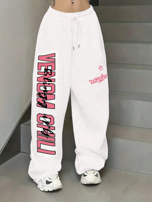 SXV VENOM CHILI  Print Straight Leg Sweatpants