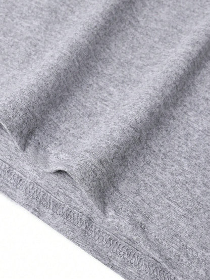 SXV 1969 Men's Casual Slogan Print Round Neck Short Sleeve T-Shirt