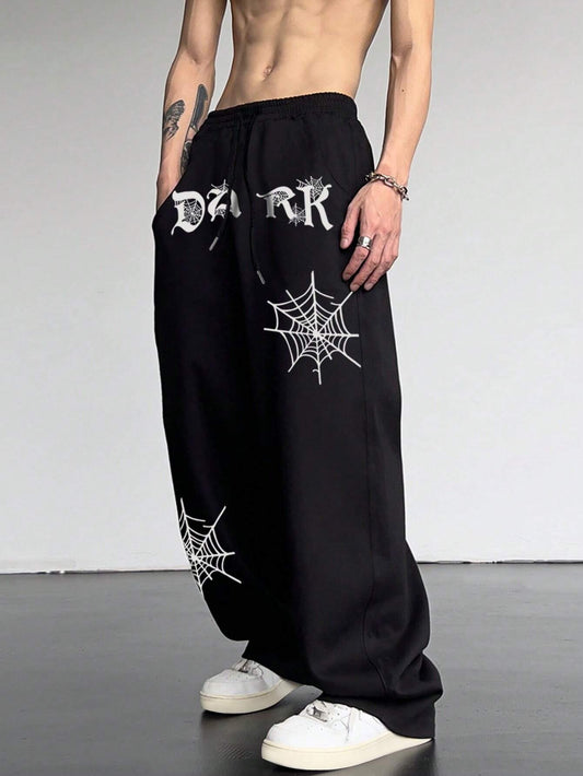 SXV DARK  Print Straight Leg Sweatpants