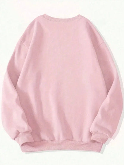 cherry on bow knot pink sweatshirt