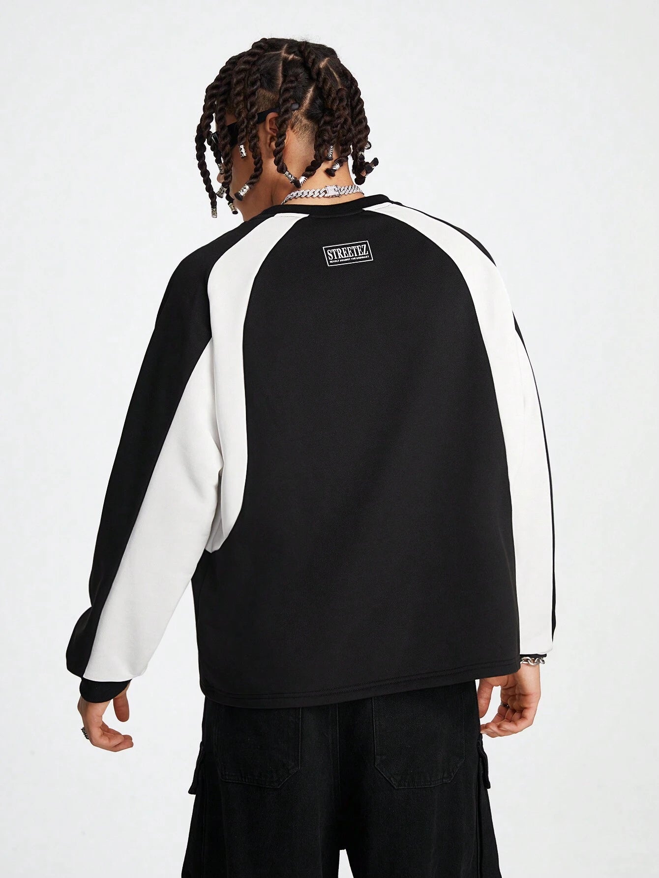 SXV Be Creative Men's Knitted Long Sleeve Pullover Sweatshirt