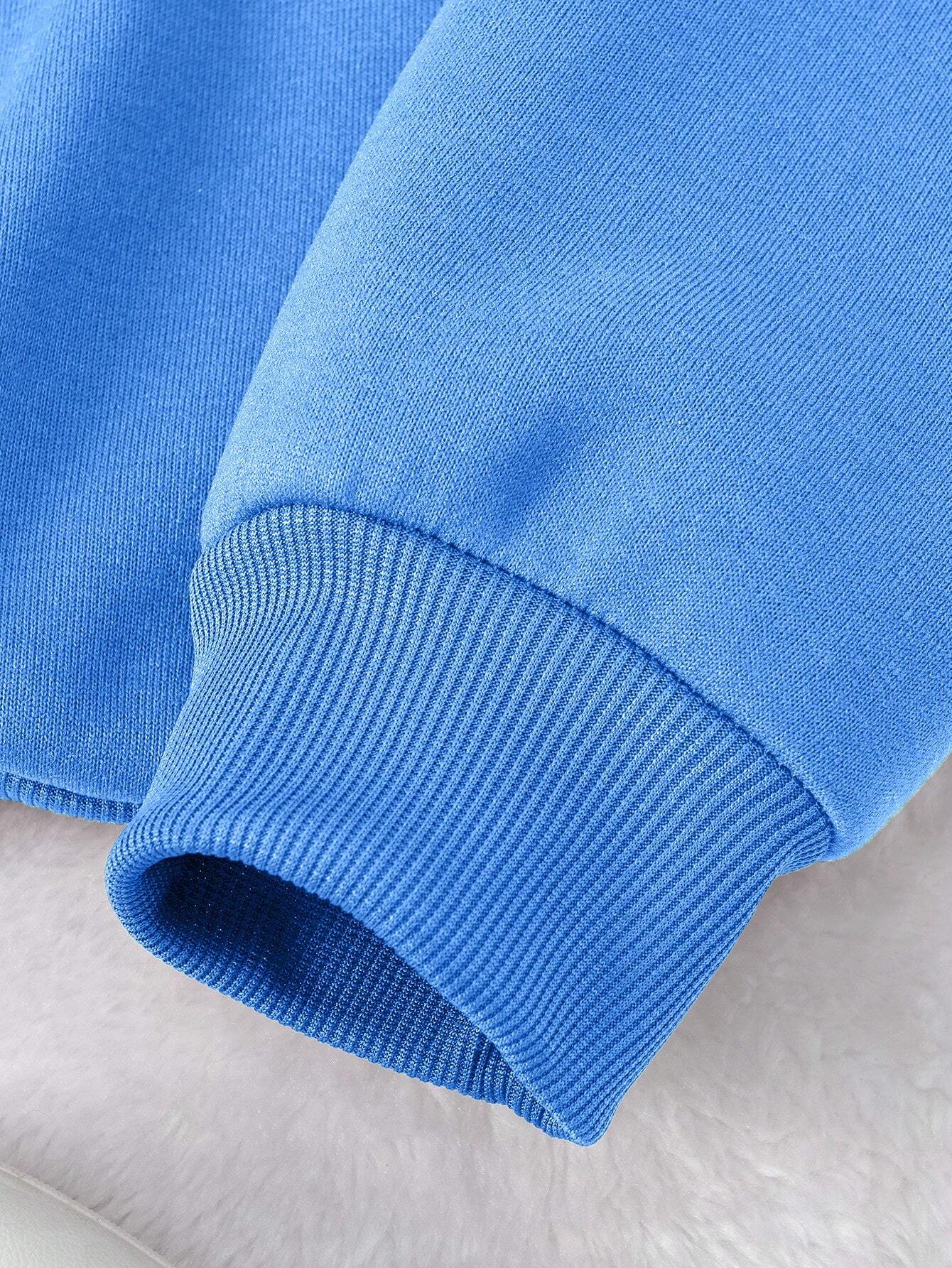 SXV Women's Casual Checkered Printed Fleece Sweatshirt