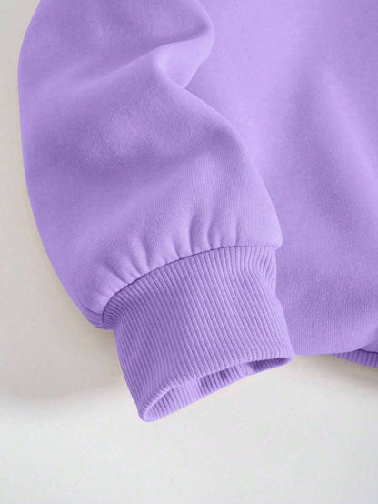 SXV Women's Simple Everyday Printed Crew Neck Long Sleeve Sweatshirt