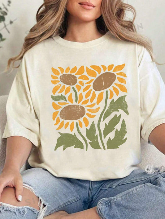 SXV Vintage Floral Shirts, Comfort Colors T-Shirts