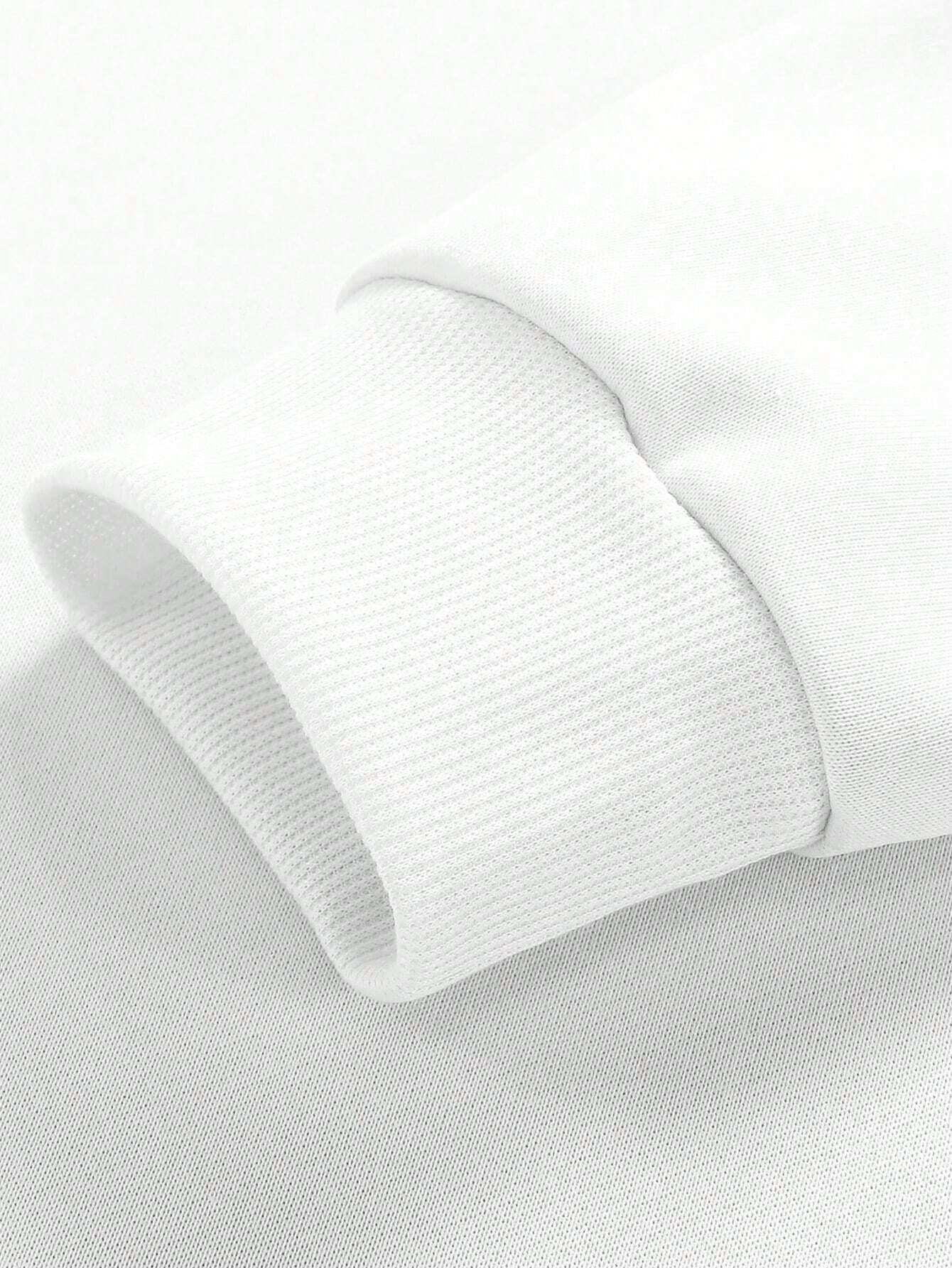 SXV Men's Casual Loose Fit Letter Print Round Neck Long Sleeve Sweatshirt, Spring Autumn