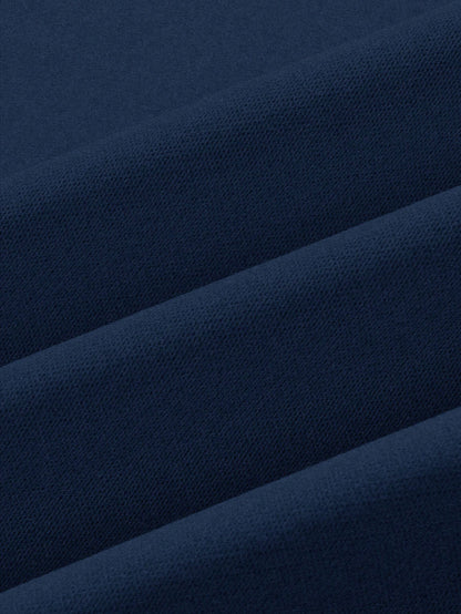 SXV Men's Casual Loose Fit Letter Print Round Neck Long Sleeve Sweatshirt, Spring Autumn