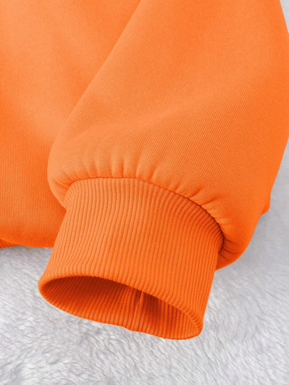 SXV Women's Casual Checkered Printed Fleece Sweatshirt