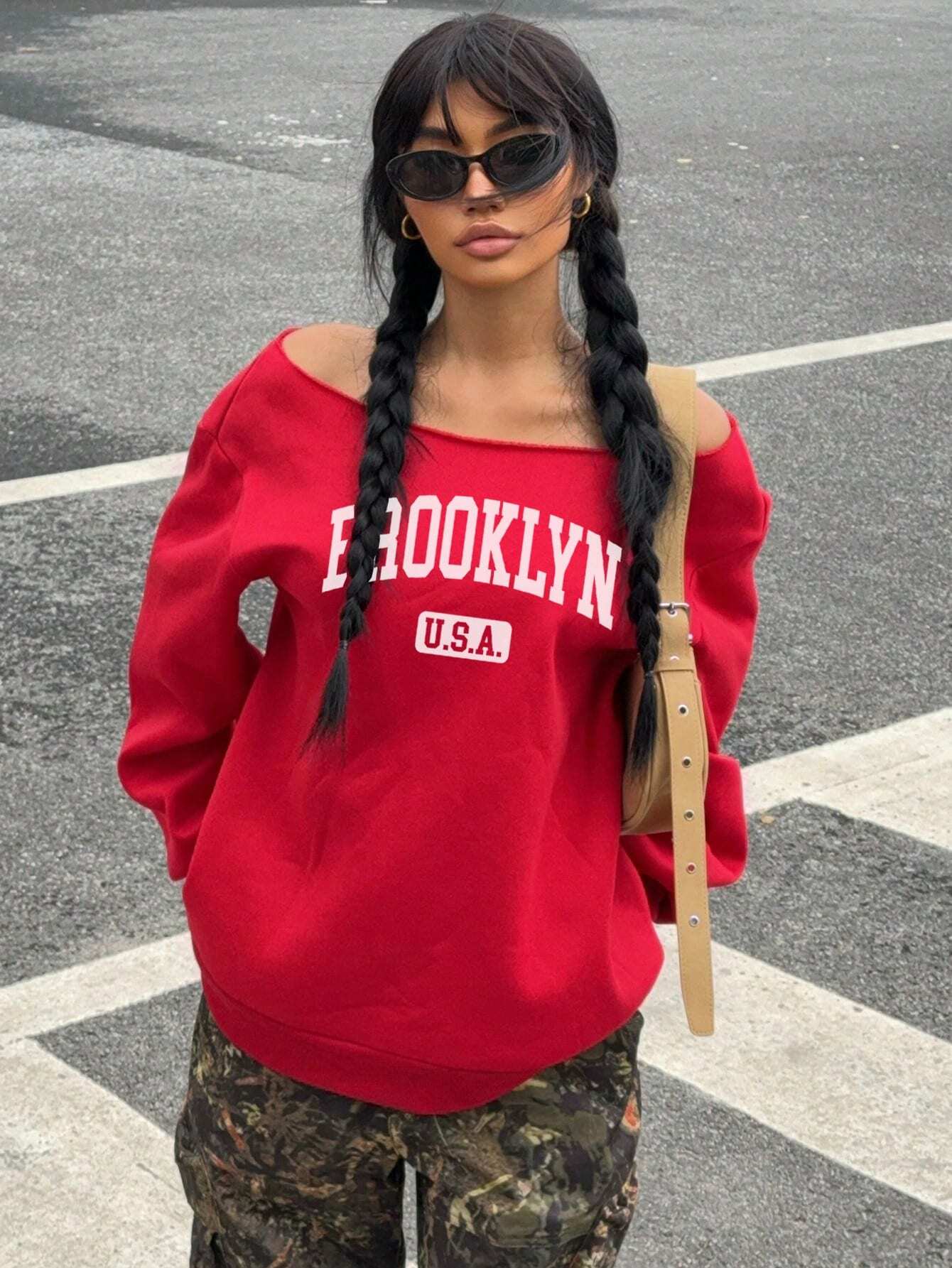 SXV Casual Sports V-Neck Long Sleeve Knitted Pink Mesh Jersey Sweatshirt With Letter & Number Print And Drop Shoulders For Ball Games