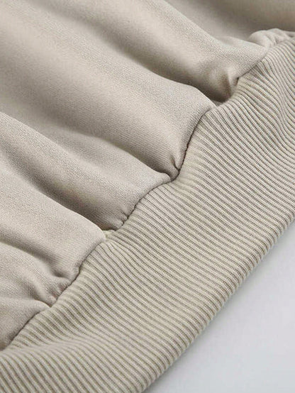 SXV Women's Numeric Print Asymmetrical Neck Long Sleeve Sweatshirt Pullover Fall Outfit