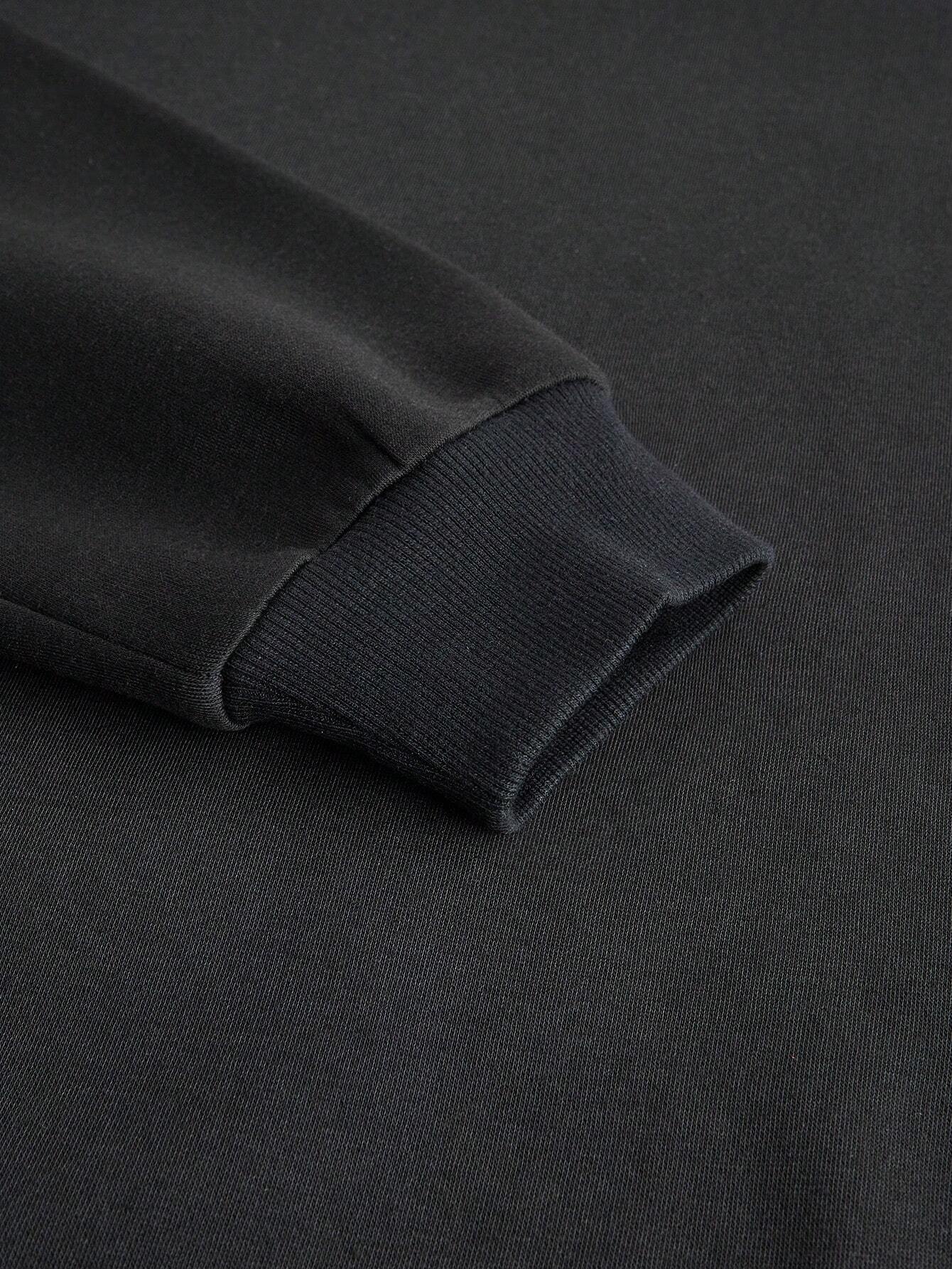 SXV 'ghost boo’ Printed Cool Aesthetic Drop Shoulder Oversized Baggy Sweatshirt