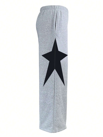 SXV Women's Star Print Casual Harem Pants