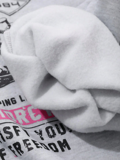 SXV Women's Loose Contrast Color Thermal Lined Thick Sweatshirt Fall,Winter