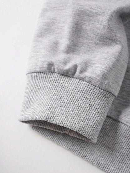 SXV 'SURF THE SUN’ Printed Cool Aesthetic Drop Shoulder Oversized Baggy Sweatshirt