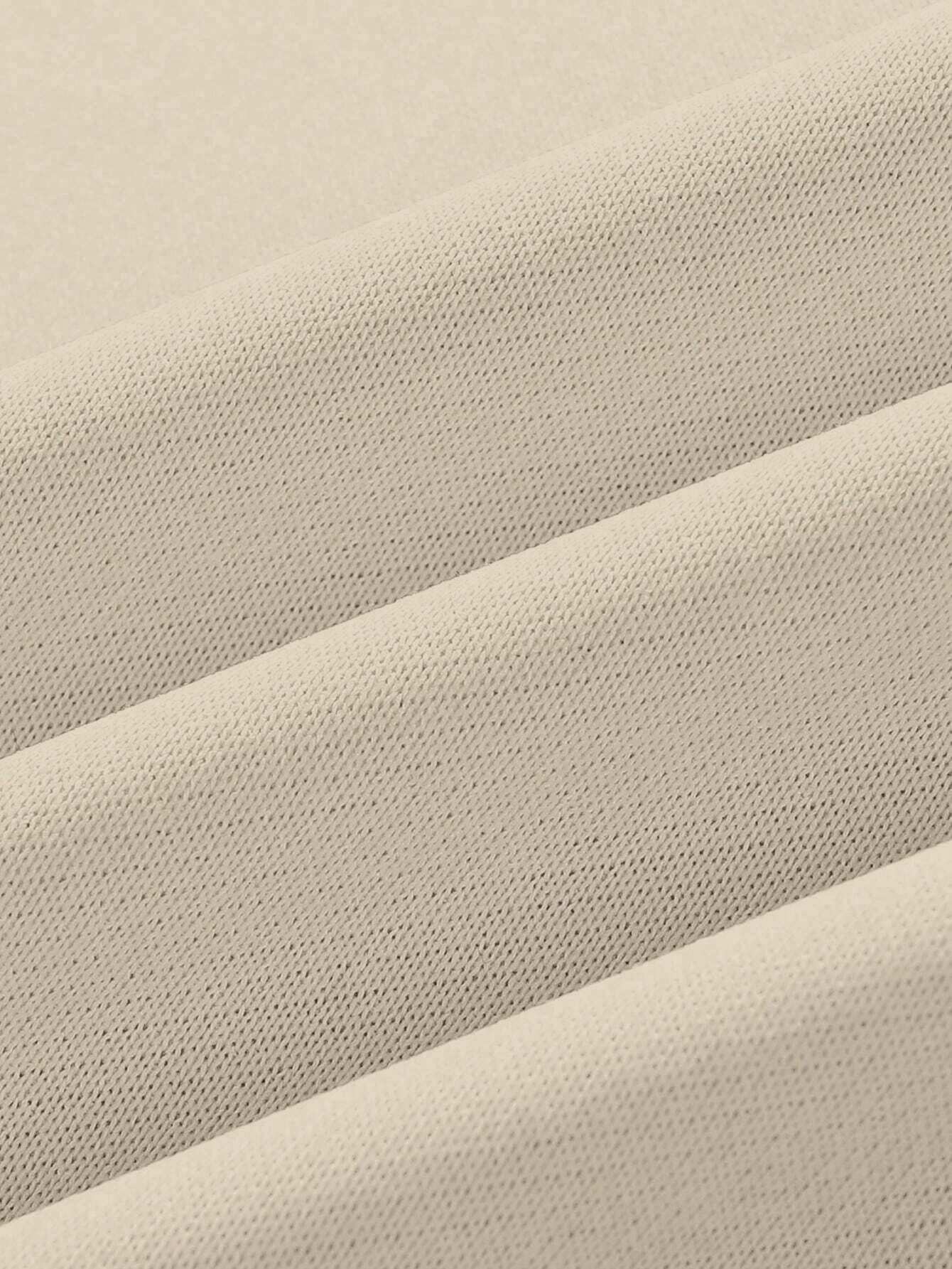 SXV Men's Casual Loose Fit Letter Print Round Neck Long Sleeve Sweatshirt, Spring Autumn