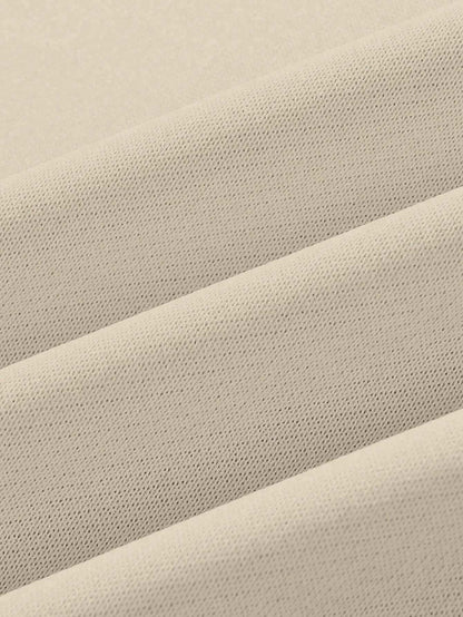 SXV Men's Casual Loose Fit Letter Print Round Neck Long Sleeve Sweatshirt, Spring Autumn