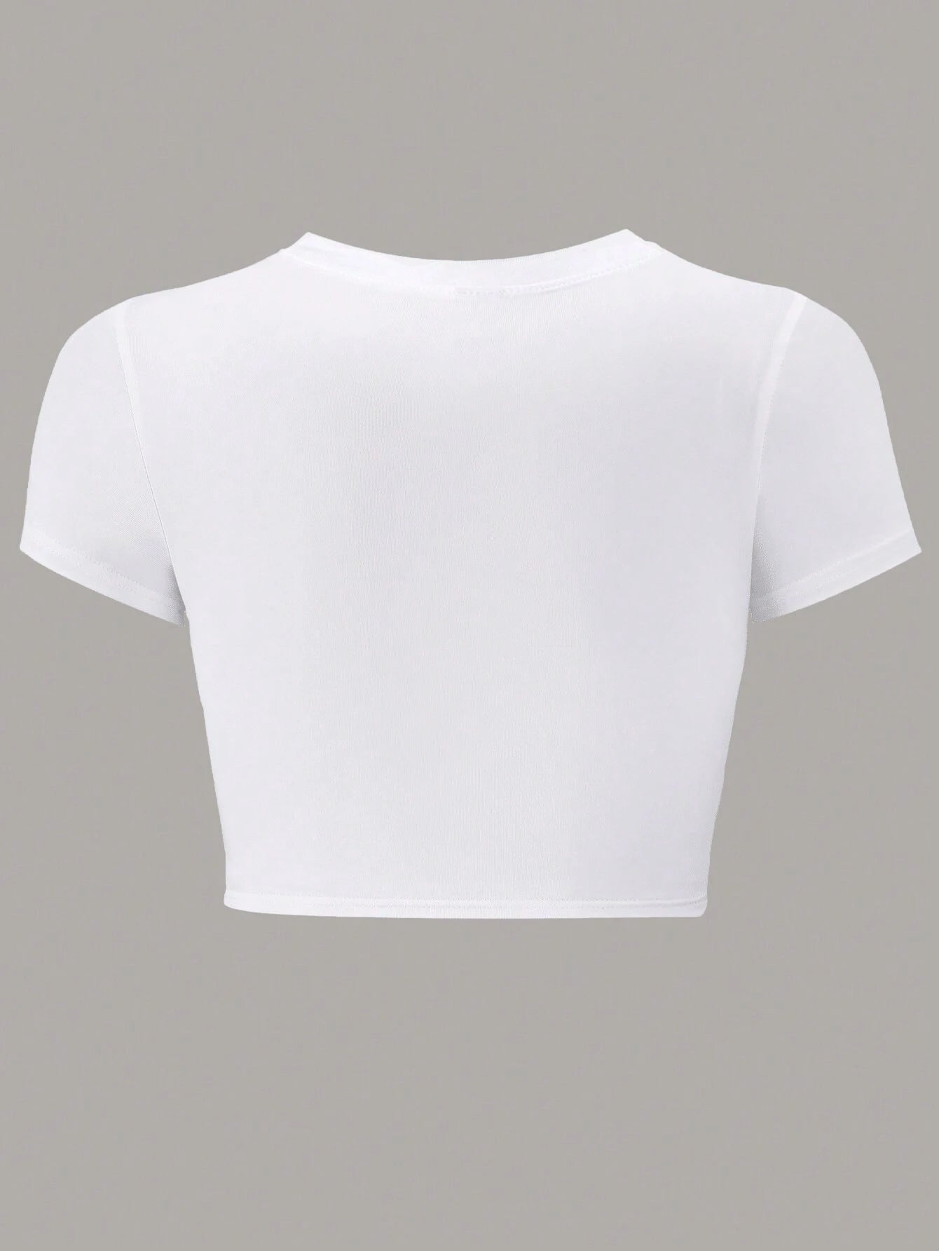 SXV Women I'm Literally Just A Girl Crop Top With Slogan Print And Slim Fit I'M LITERALLY JUST A GIRL