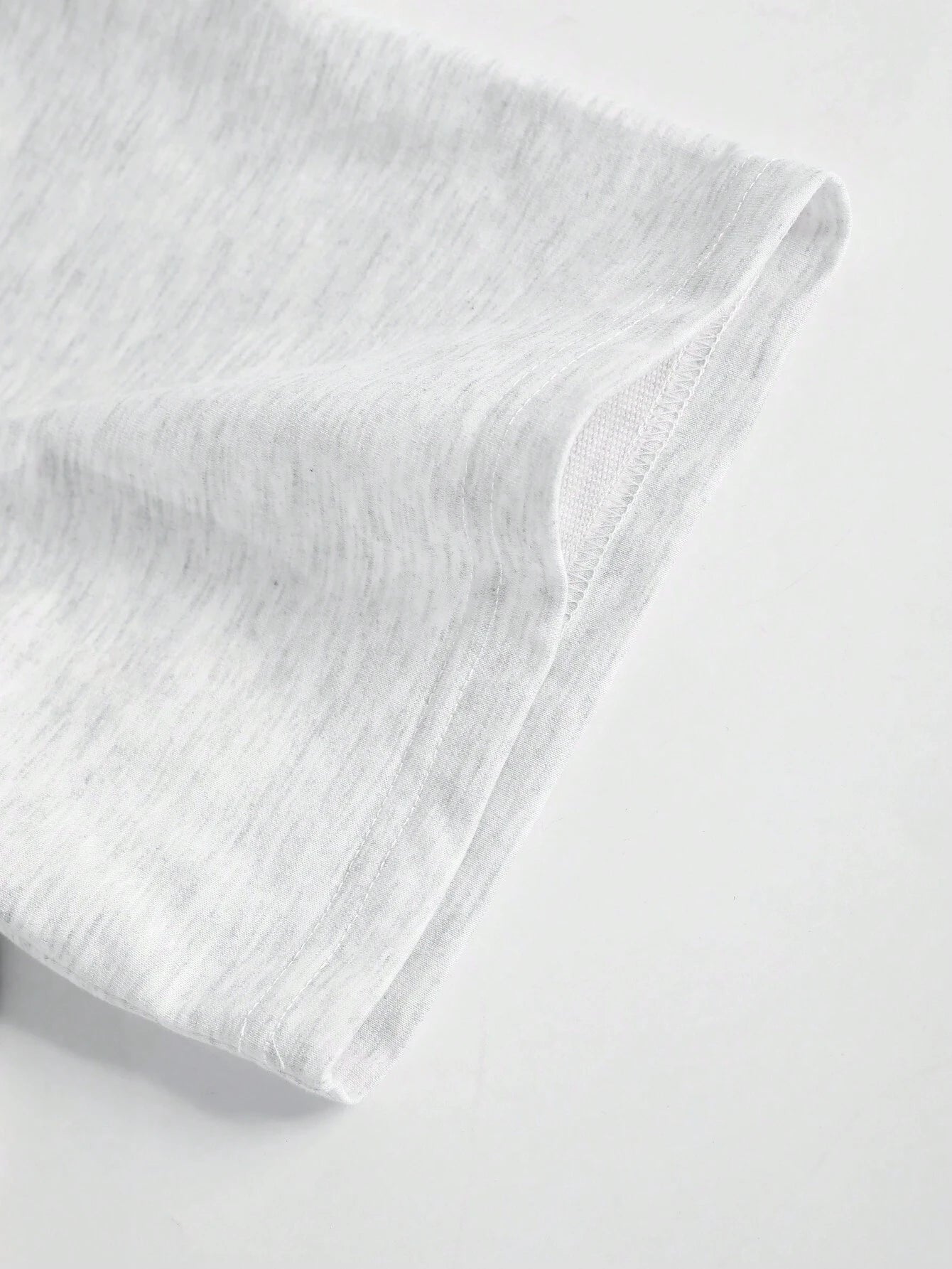 SXV Grey Men's Casual Round Neck Short Sleeve Minimalist Top, Daily Wear Tee