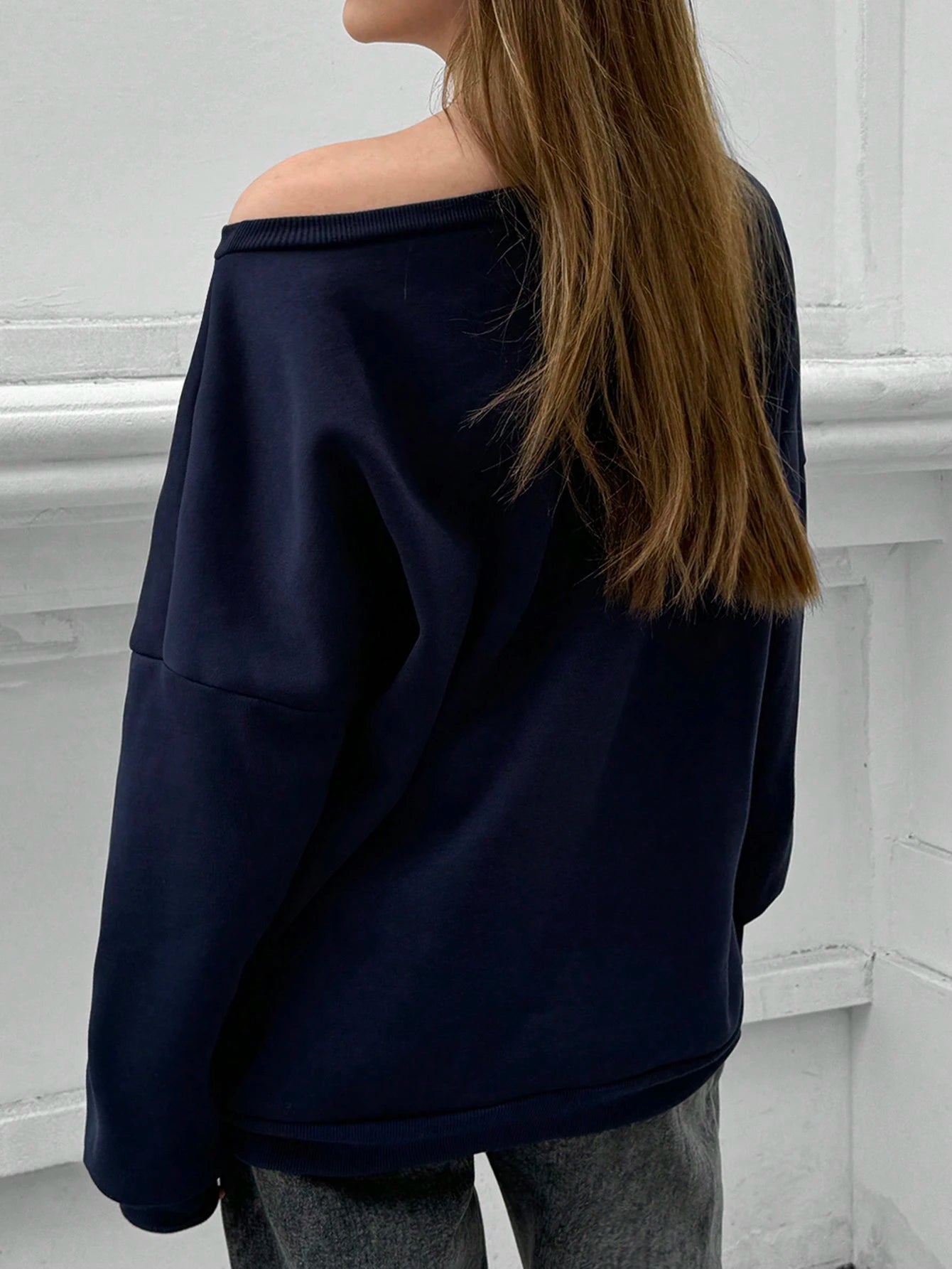 Women's Casual Car Letter Print Sweatshirt For Autumn Pullover Fall Outfit